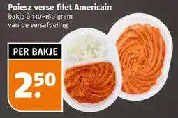 Poiesz Poiesz verse filet Americain aanbieding