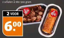 Poiesz 2 schalen à 180-300 gram aanbieding