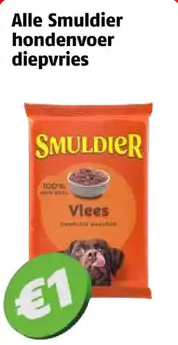 Poiesz Alle Smuldier hondenvoer diepvries aanbieding