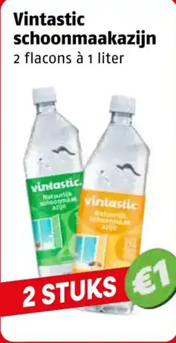 Poiesz Vintastic schoonmaakazijn aanbieding