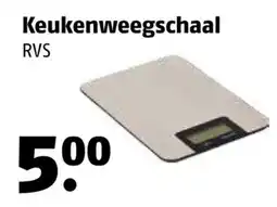 Poiesz Keukenweegschaal RVS aanbieding