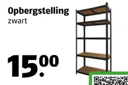 Poiesz Opbergstelling zwart aanbieding