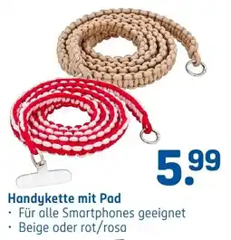 Rossmann DE Handykette mit Pad aanbieding