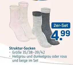 Rossmann DE Struktur-Socken aanbieding