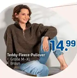 Rossmann DE Teddy-Fleece-Pullover aanbieding
