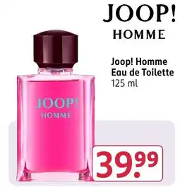 Rossmann DE Joop! Homme aanbieding
