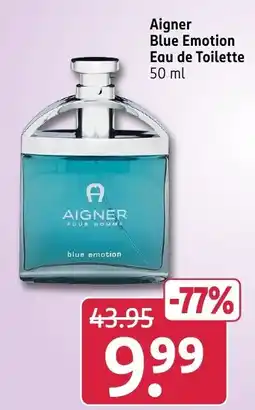 Rossmann DE Aigner blue emotion aanbieding
