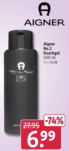 Rossmann DE Aigner no.2 duschgel aanbieding
