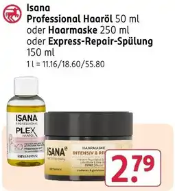 Rossmann DE Isana Professional Haaröl aanbieding