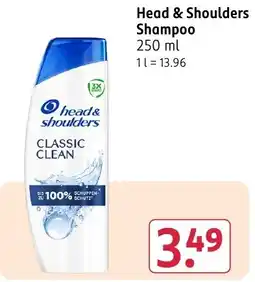 Rossmann DE head & shoulders Shampoo aanbieding