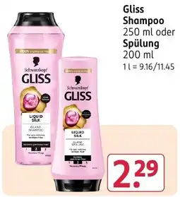 Rossmann DE Schwarzkopf GLISS aanbieding