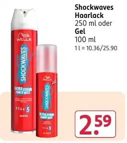 Rossmann DE Wella shockwaves haarlack aanbieding