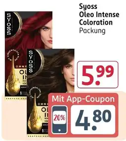 Rossmann DE Syoss Oleo Intense Coloration Packung aanbieding