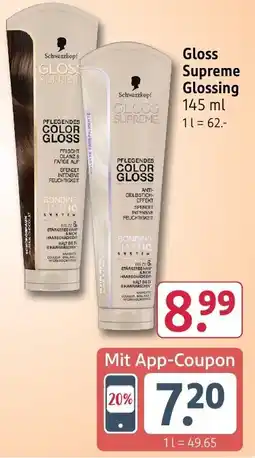 Rossmann DE Schwarzkopf Gloss Supreme Glossing aanbieding
