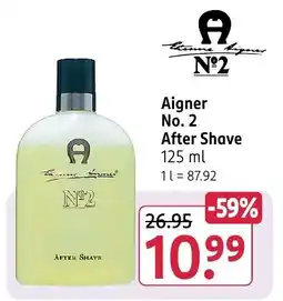 Rossmann DE Aigner No. 2 After Shave aanbieding