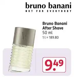 Rossmann DE bruno banani After Shave aanbieding