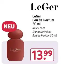 Rossmann DE LeGer Eau de Parfum aanbieding