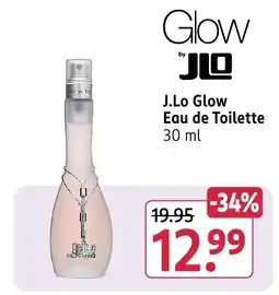 Rossmann DE J.Lo Glow Eau de Toilette aanbieding