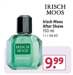 Rossmann DE Irisch moos after shave aanbieding