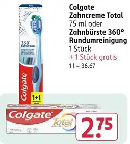 Rossmann DE Colgate Zahncreme Total aanbieding