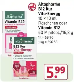 Rossmann DE altapharma B12 Kur Vita-Energy aanbieding