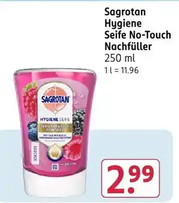 Rossmann DE Sagrotan hygiëne seife aanbieding