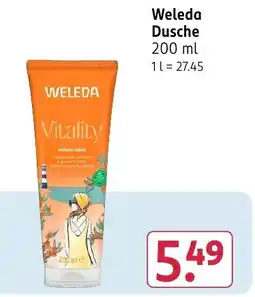 Rossmann DE Weleda dusche aanbieding