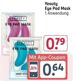 Rossmann DE Yeauty Eye Pad Mask aanbieding