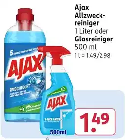 Rossmann DE Ajax Allzweck-reiniger aanbieding