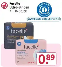 Rossmann DE Facelle Ultra-Binden aanbieding