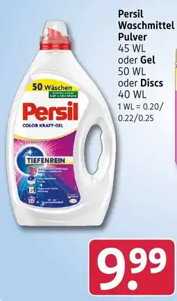 Rossmann DE Persil Waschmittel Pulver aanbieding