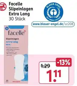 Rossmann DE Facelle Slipeinlagen Extra Lang aanbieding
