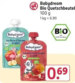 Rossmann DE Babydream Bio Quetschbeutel aanbieding