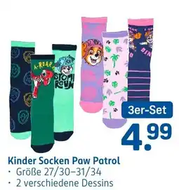 Rossmann DE Kinder Socken Paw Patrol aanbieding