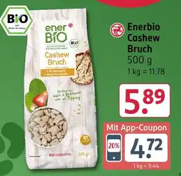 Rossmann DE enerbio Cashew Bruch aanbieding