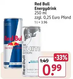 Rossmann DE Red Bull Energydrink aanbieding
