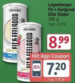 Rossmann DE Layenberger fit + feelgood slim shake aanbieding