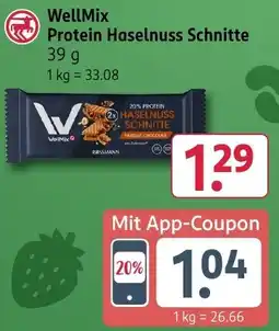 Rossmann DE WellMix Protein Haselnuss Schnitte aanbieding