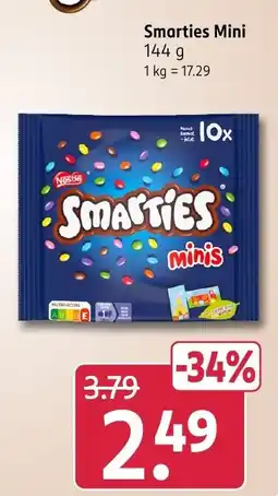 Rossmann DE Nestle Smarties minis aanbieding
