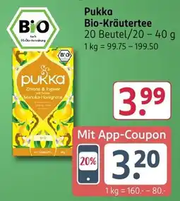 Rossmann DE Pukka bio kräutertee aanbieding