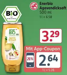 Rossmann DE enerbio agavendicksaft aanbieding