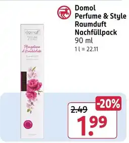 Rossmann DE Domol Perfume & Style Raumduft aanbieding
