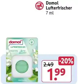Rossmann DE Domol Lufterfrischer aanbieding
