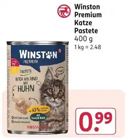 Rossmann DE Winston Premium Katze Pastete aanbieding