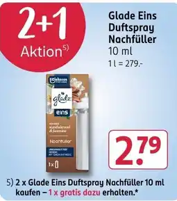 Rossmann DE glade eins duftspray nachfüller aanbieding