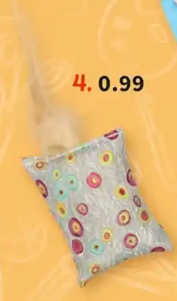Wibra Kattenzakje met veer aanbieding