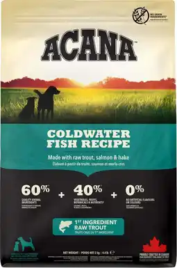Intratuin Acana hondenvoer brokken Coldwater forel 2 kg aanbieding
