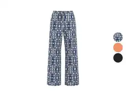 Lidl ESMARA Satijnen dames wide leg broek aanbieding