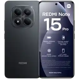 MediaMarkt XIAOMI Redmi Note 15 Pro 8GB/256GB Zwart - 256 GB Zwart aanbieding