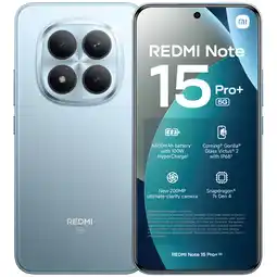 MediaMarkt XIAOMI Redmi Note 15 Pro+ 5G 12GB/512GB BLU - 512 GB Blauw aanbieding